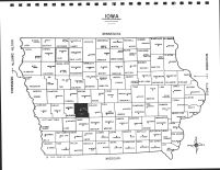 Iowa State Map, Guthrie County 2004